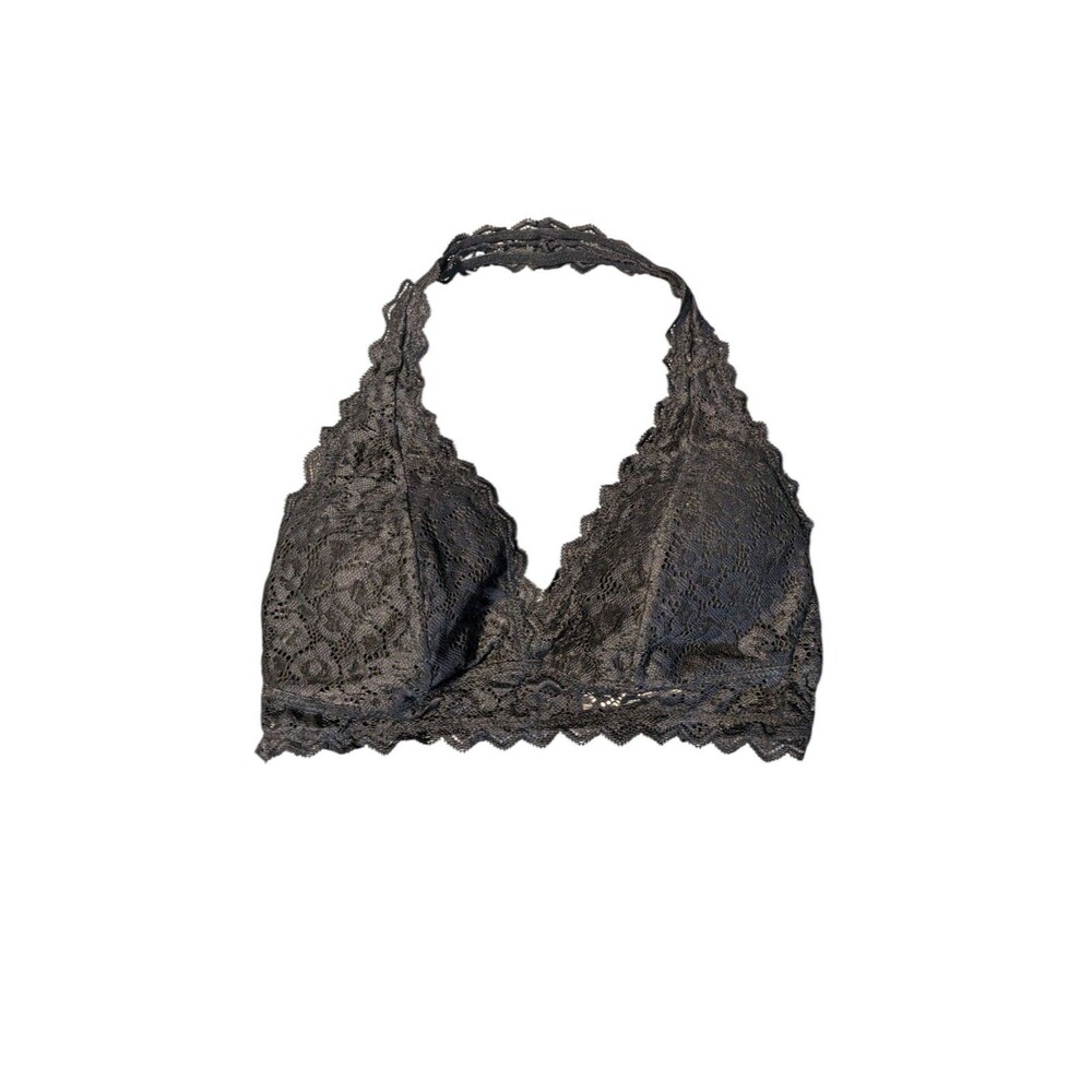 AUDEN Black Lacy Bralette Small